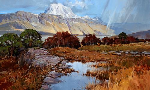Loch Maree and Slioch - Alan B Hayman