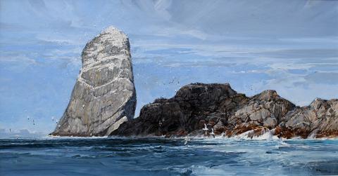 Stac Lee from the East - St Kilda