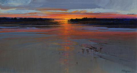 The Tay - Sunset - Alan B Hayman